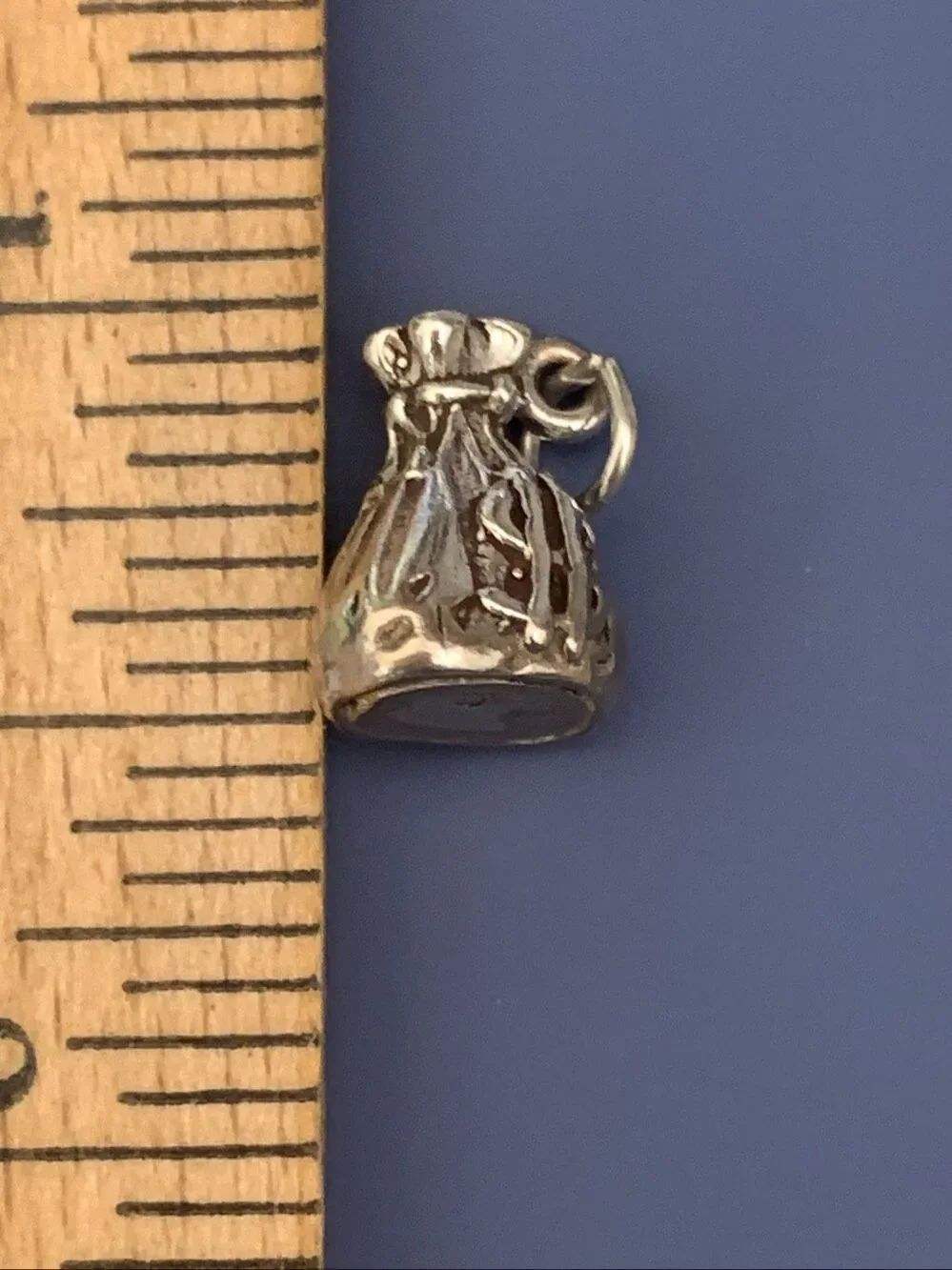 Money Bag Sterling Silver Jewelry Charm #piggy bank